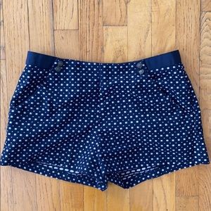 Navy & White Shorts